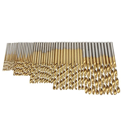 Yakamoz 50pcs 1.0/1.5/2.0/2.5/3.0mm high speed steel wi…