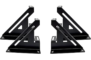 Steel 2 Amp Amplifier Rack Coated by Black Powder Used for Car Audio Systems Stacking Brackets for Sound Equipment