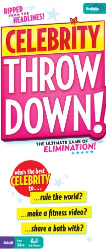 Buffalo Games Celebrity Throw Down Board Game