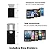 AboveTEK Long Arm Universal Car Phone Mount Holder - Windshield/Dashboard Smartphone Cradle with Two Clamps, Compatible with iPhone X 8 7 6 Plus, Samsung, iPad Tablet (3.5-8 inch)