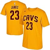 Cleveland Cavaliers Lebron James Yellow Player T-Shirt M