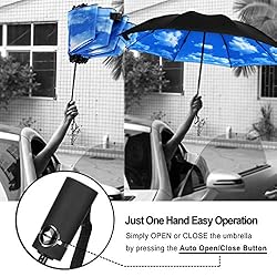 LANBRELLA Umbrella Reverse Travel Umbrellas