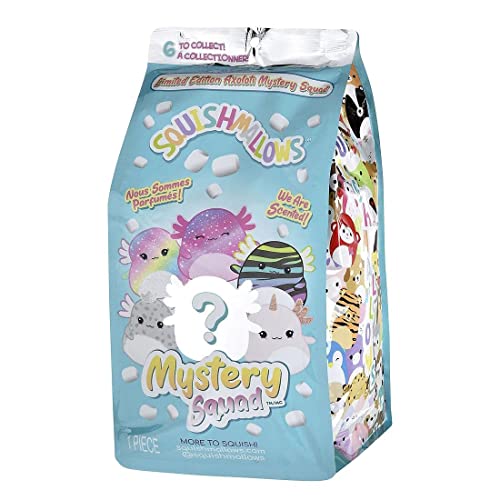 Squishmallows Limited Edition 8inch Scented Axolotl Mystery Squad Pack