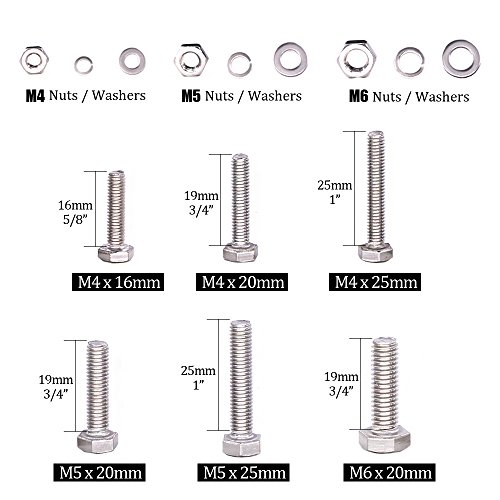 1 Hilitchi+510Pcs+Stainless+Washers+Assortment