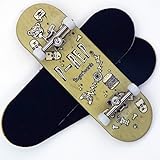P-Rep Stuff 30mm Graphic Complete Wooden Fingerboard w CNC Lathed Bearing Wheels