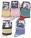 Jiye Women's Multi Color Wool Winter Socks (6 M~12 M, A0(Pack of 5))
