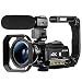 ORDRO HDR-AC3 Video Camera Ultra HD 4k Camcorder with Microphone,1080P 60fps, Digital Zoom, 3.1" IPS, Wi-Fi Camera Recorder with Infrared Night Vision, Wide Angle Lens and 2 Batteries primary