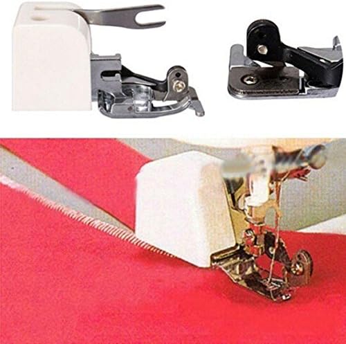 Meapann Best Durable Sharp Over Lock Low Shank Zag Zig Cutter Side Presser Foot for Sewing