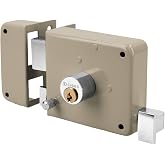 Truper 43582 / CS-70IB - Deadbolt, Left Rim Door Lock Set