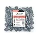 CKAuto TR415 Tubeless Rubber Snap-in Tire Valve Stem (50pcs/Bag), Black