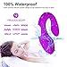 Juntame G Spot Clitoral Vibrator for Women - Couples Vibrator,Waterproof & Rechargeable, Clitoris G-spot Stimulator Adult Sex Toy (Purple) (Couple)
