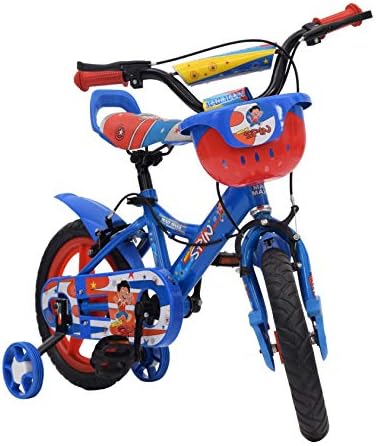 MAD MAXX Stainless-Steel Kids Road Cycle, 14 Inches (Multi-Colour, MOJOSPIN14TBLUE)