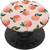 Peach Fruit Pattern PopSockets Adhesive PopGrip