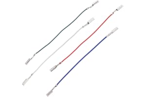 TIDTALEO 4Pcs Phono Lead Wires Record Player Cartridge Connection Cables for Turntables and Audio Equipment