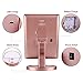 Spaire Vanity Makeup Mirror with Lights 3X/2X/1X Magnification, Trifold Travel Mirror, 180° Adjustable, Dual Power Supply, Lighted Cosmetic Mirror