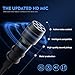 FanRosd Lavalier Condenser Mic Lapel Clip-on Recording Microphone with 3.5mm Jack Headphone Audio Adapter Clear Sound for iPhone iPad iPod Android and Windows Smartphones