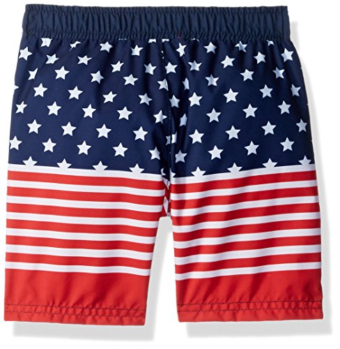 Baby Buns Baby Boys Two Piece Surf USA Rashguard Swimsuit Set, Multi, 18M - Thumbnail 2