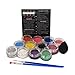 Belle of The Ball CosColor FX Professional Theater Stage Costume Cosplay Comic-Con Makeup 12pc Color Face Paint Kit with Applicators