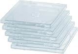Hama Jewel CD Disc Cases Pack of 5 Transparent Protective Storage view 2