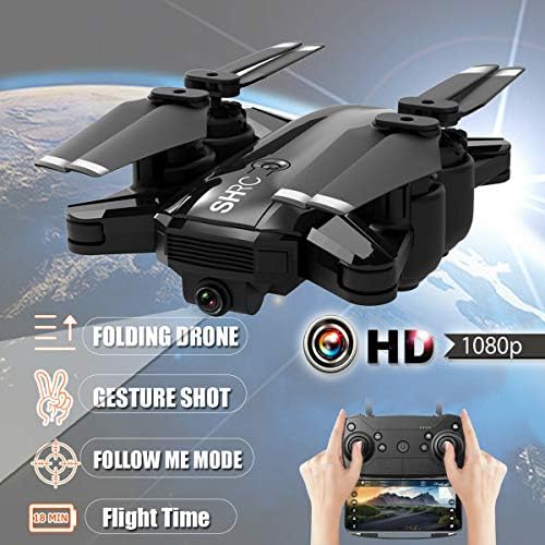 LIANTOU 1080P WiFi RC HD Camera Drone Follow Me Aircraft Foldable Quadcopter Selfie FPV