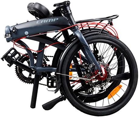 Camp 20" Alloy 16 Speed Folding Bike Disc Brake Thunderbolt
