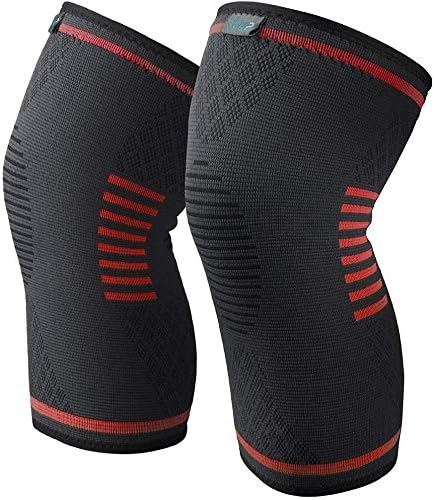Knee Brace 2 Pack for Women & Men red medium