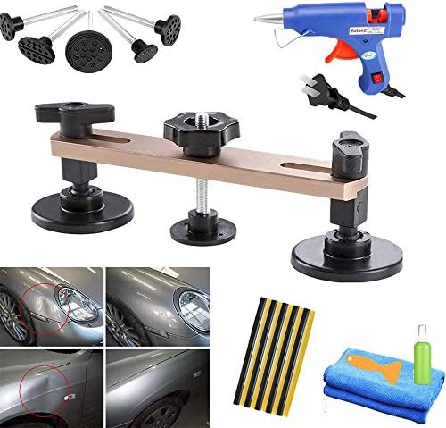 Zevain Dent Puller Bridge Dent Repair Tools Kit Paintless Dent Repair Remover for Auto Body Motorcycle Refrigerator Washing Machine