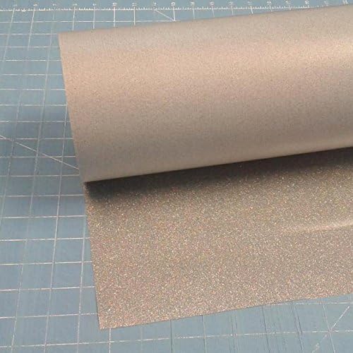 Siser Glitter HTV 20" x 5ft Roll - Iron on Heat Transfer Vinyl (Silver Confetti)