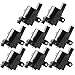 ECCPP Round Ignition Coils for Buick Cadillac Chevrolet GMC Hummer Isuzu Compatible with UF262 C1251 D585(Pack of 8)