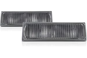 For 1990 1991 1992 1993 Chevy C1500/2500/3500 Parking/Signal Light Driver and Passenger Side Pair Composite For GM2521108, GM