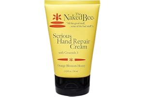 The Naked Bee Orange Blossom Honey Hand Cream (3.25 oz) Intensive Nourishing Cream for Smoother and Softer Hand - Deep Moisture and Repair for Dry Skin