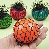 1 PCS Topseller Mesh Ball, Grape Stress Relief Squeezing Ball Hand Wrist Toy Random Color - 1.97