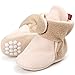 FANTINY Newborn Baby Cozy Fleece Booties with Non Skid Bottom