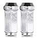 ECCPP M14x1.5 Wheel Lug Nuts 32 Pieces 14X1.5 Thread Silver Chrome Open End Spline Lug Nuts for 2012-2014 for Chevy Silverado 1500 for Toyota for Tundra for GMC Yukon