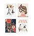 Assorted Paper Crown Notecards by Rifle Paper Co. -- Set of 8 Cards and Envelopes