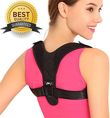 Posture Corrector for Women Men - Neck Pain Relief Upper Back Brace Shoulder Posture Corrector Men Women Under Clothes Bra Posture Brace Support Back Posture Brace Scoliosis Home Gym Slouching Upright