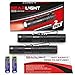GearLight LED Mini Flashlights S50 [2 PACK] with Batteries - Small EDC Flashlight with Clip - AAA Pocket Pen Light for Inspection, Work, Repair
