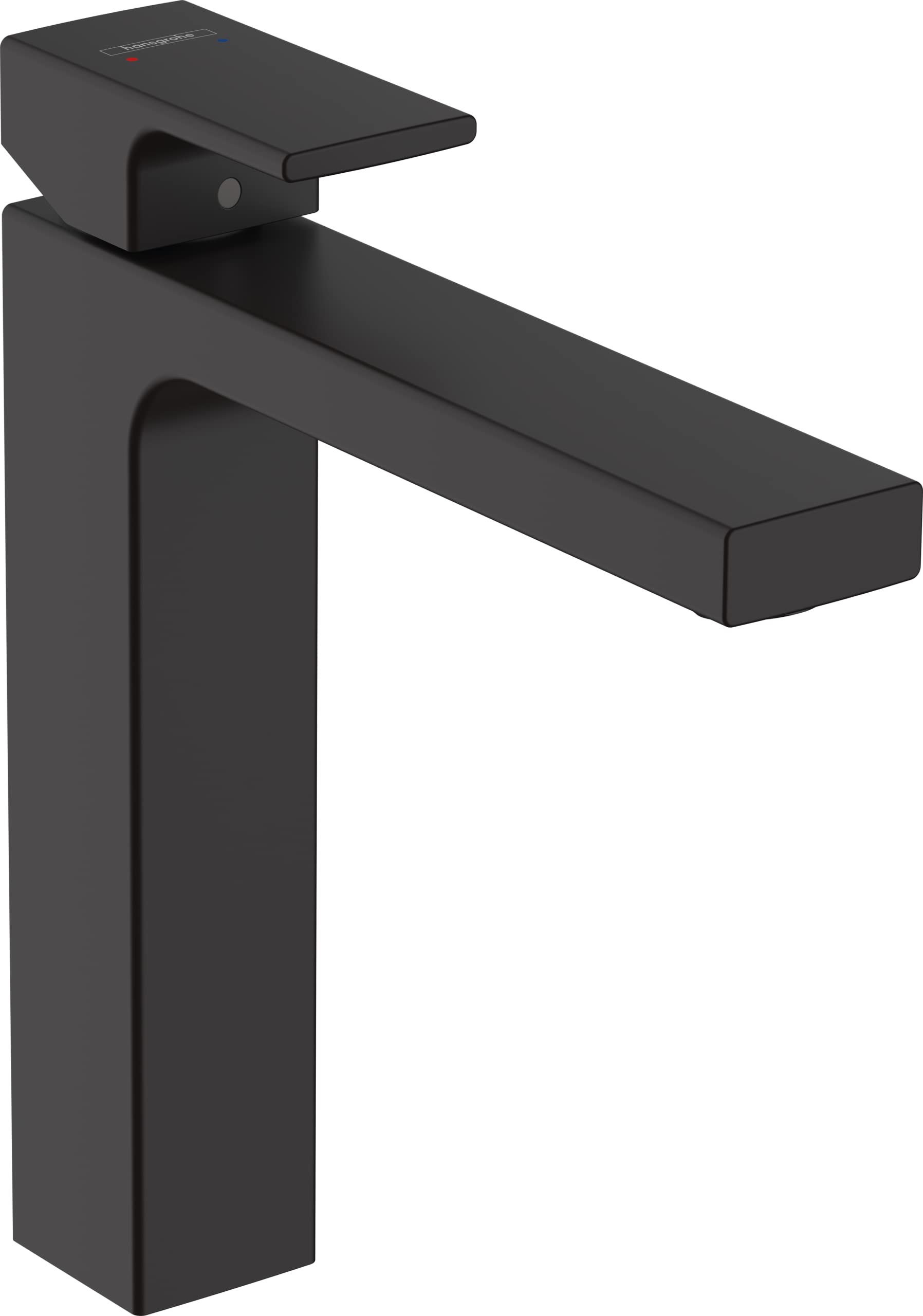hansgrohe Vernis Shape Basin Mixer Tap 190 with pop-up waste set, matt black, 71562670