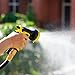 Expanding Hose 50ft Stronger Double Latex Inner Garden Hose Prevent Leaking Expandable Solid Brass (with Valve) Expandable Magic Hose Stretch Garden Hosepipe with 9 Function Spray Gun
