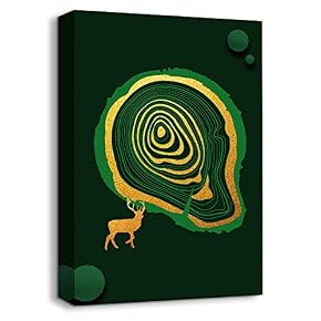 NWT Canvas Wall Art Abstract Geometric Free Life...