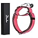 Dazzber 1.5 Inch Wide Martingale Collar,Extra Strong and Thicker, Heavy Duty Dog Collar for Medium Dogs (Medium, Hot Pink & Grey)thumb 1