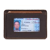 Saddleback Leather Front Pocket ID Wallet - Best Selling 100% Full Grain Small Leather Wallet with 100 Year Warranty