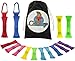 Marble Fidget Toys - 14 Relaxing Therapy Toys, Relieves Stress & Anxiety, Increase Focus for Sensory Kids and Soothing Children & ADHD ADD OCD Autism, 2 key holders, 2 double marble toys - by C&Berg