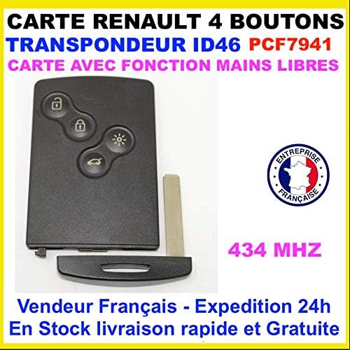 Fusionmagazine Org Automotive Car Keys Fobs Remotes Fonction Mains Libres Megane 3 Iii Scenic 3 Laguna 3 Pcf7941 Carte Vierge
