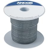 Ancor 102410 Marine Grade Electrical Primary Tinned Copper Boat Wiring (16-Gauge, Grey, 100-Feet)