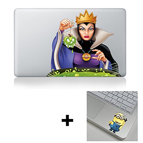 image for CPS Snow White Evil Queen Macbook Laptop Decal Sticker + Bonus Gift Fi