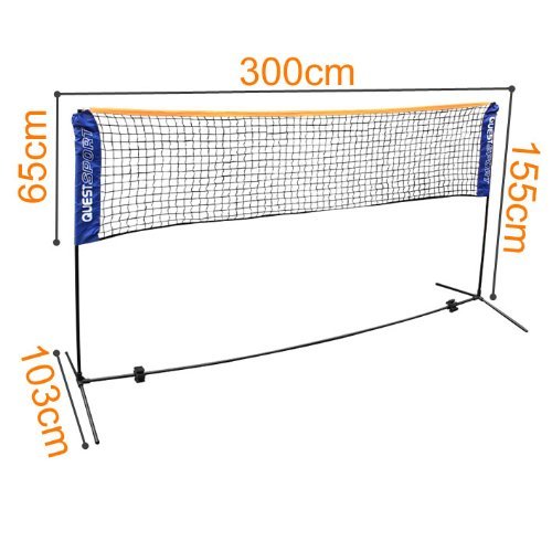 how tall is a badminton net