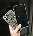 iPhone X Case, iPhone 10 Case, Ebetterr Glitter Sparkle Bling Case for Girls Women Slim Fit Anti Scratch PC Hard Back + Flexible Soft TPU Bumper Protective Cover for iPhone X (2017) Leopard