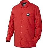 Oakley Men's Factory Pilot Coaches Jacket,Medium,Red Line