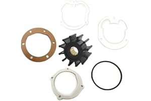 Marinepro Water Pump Impeller Compatible with Volvo Penta 3.0, 4.3, 5.0, 5.7 V6 V8 Engines,Johnson 09-1027B 09-1027B-1, 1210-0001 Sierra 18-3081 18-3277 3862281 21213660 21951346 OMC
